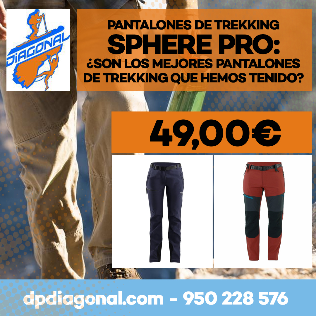 Pantalón Trekking Nylon/Elastán Hombre Especial Tallas Grandes