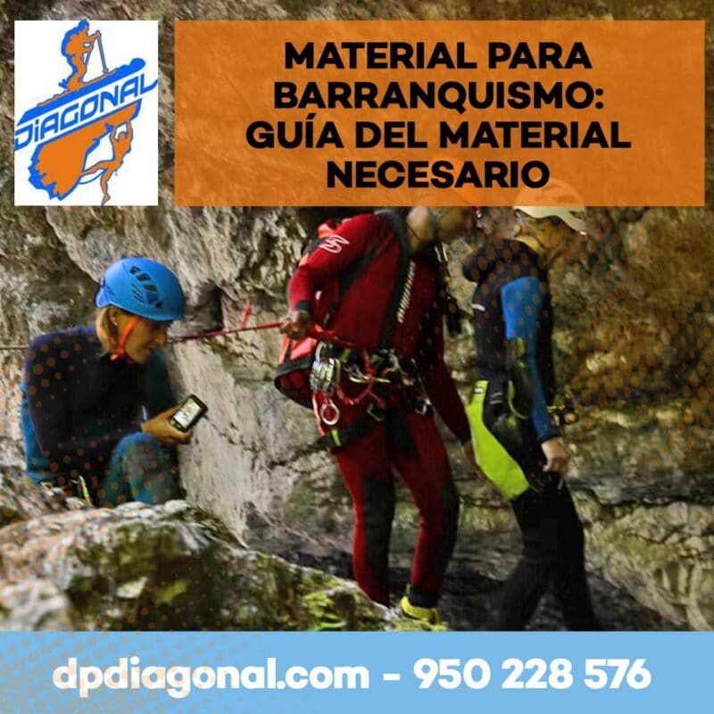 deportes diagonal ropa y calzado y material de senderismo montaña trekking escalada-MATERIAL PARA BARRANQUISMO GUÍA DEL MATERIAL NECESARIO portada