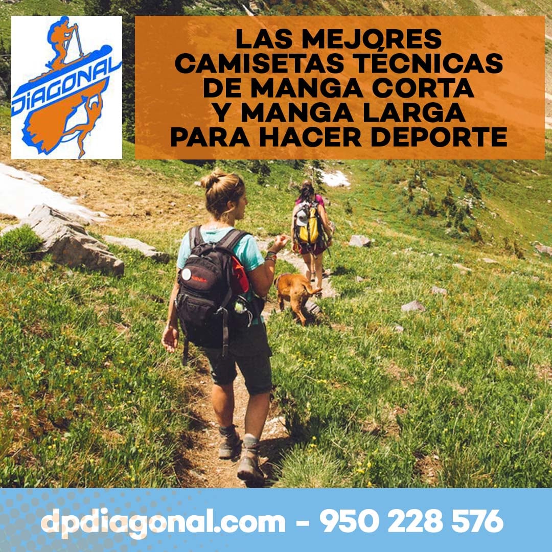 deportes diagonal ropa y calzado y material de senderismo montaña trekking escalada - LAS MEJORES CAMISETAS TÉCNICAS DE MANGA CORTA Y MANGA LARGA PARA HACER DEPORTE