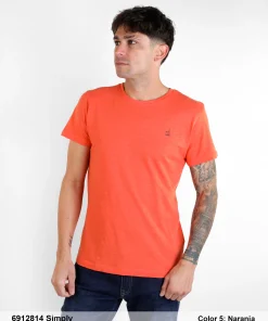 CAMISETA SIMPLY NARANJA
