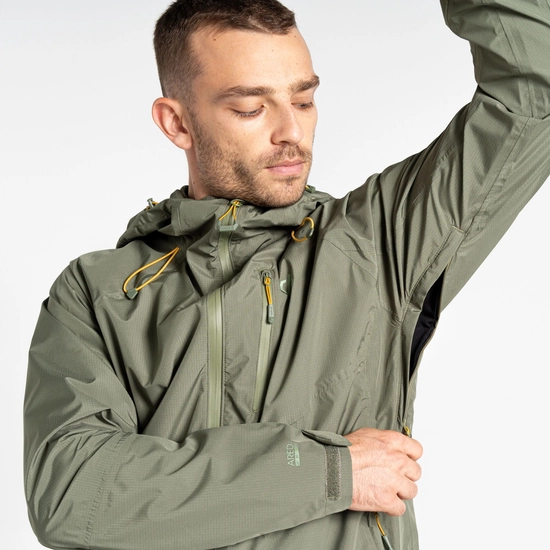 CHAQUETA IMPERMEABLE TORREK DARE 2B OLIVINE GREEN - Imagen 5