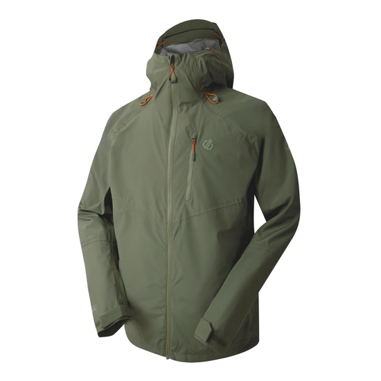 CHAQUETA IMPERMEABLE TORREK DARE 2B OLIVINE GREEN - Imagen 7
