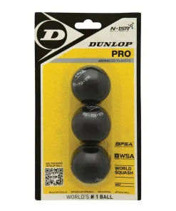 Pelota Squash Dunlop Pro X3 Doble Punto Amarillo