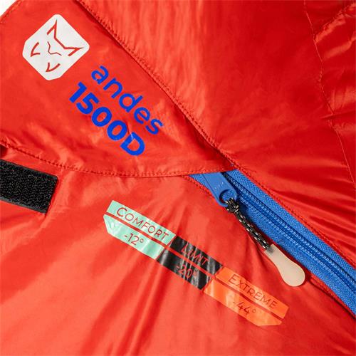 SACO DE DORMIR DE PLUMA Altus Andes 1500 K30 ROJO - Imagen 3