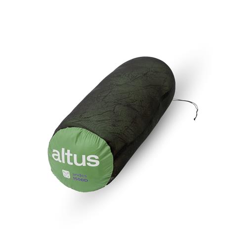 SACO DE DORMIR DE PLUMA Altus Andes 1500 K30 VERDE - Imagen 3