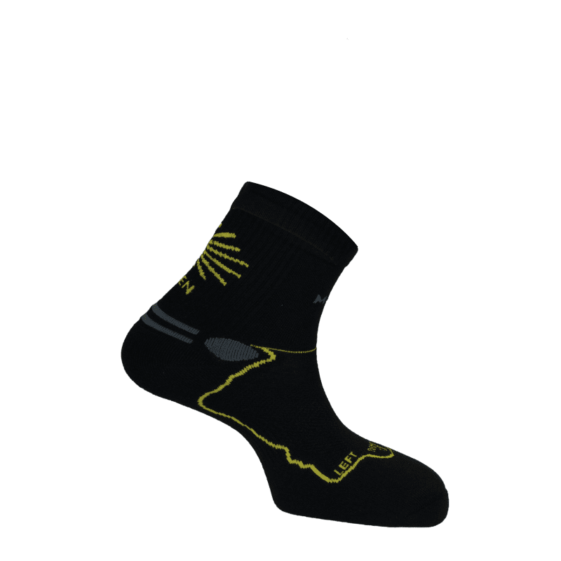 CALCETÍN CAMINO DE SANTIAGO BAMBÚ ANTIAMPOLLAS Y TERAPÉUTICO MUNDSOCKS